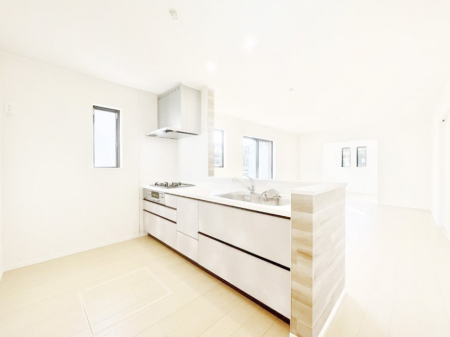 �L�b�`���@���Ƒ��̉�b�e�ޑΖʃL�b�`���B���������̃p�p�}�}�����Ƒ��Ɖ߂������Ԃ����������I