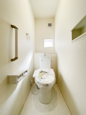トイレ　内装〜toilet〜 清潔感のあるトイレ 　1号棟