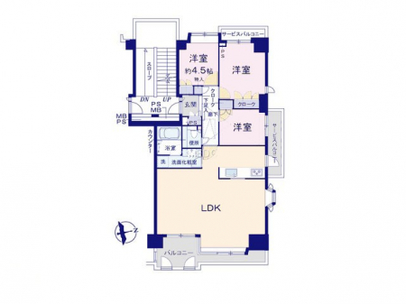 @Lʐ81.45m2̍LX